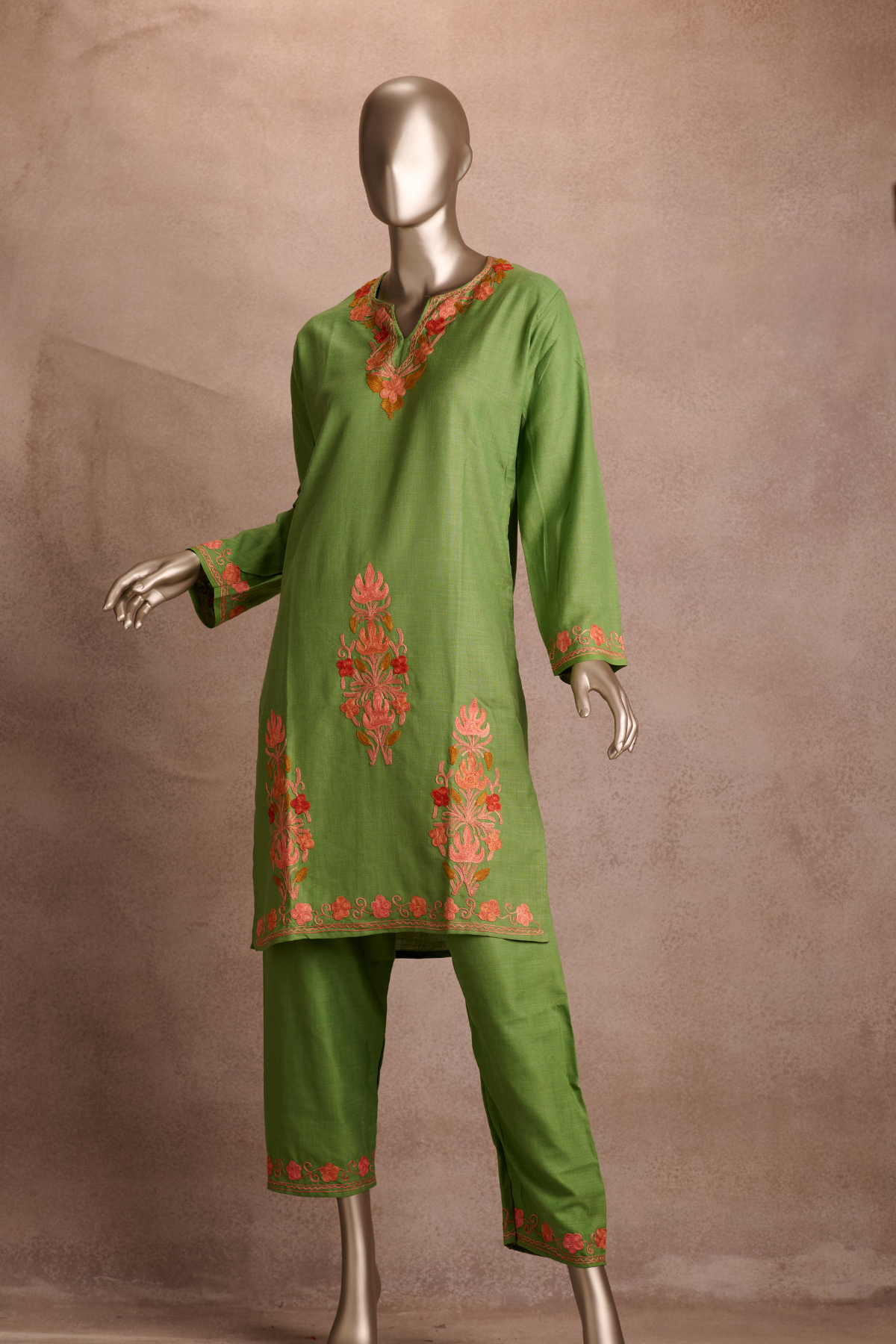 Ruby Cotton Co-ord Set – Green