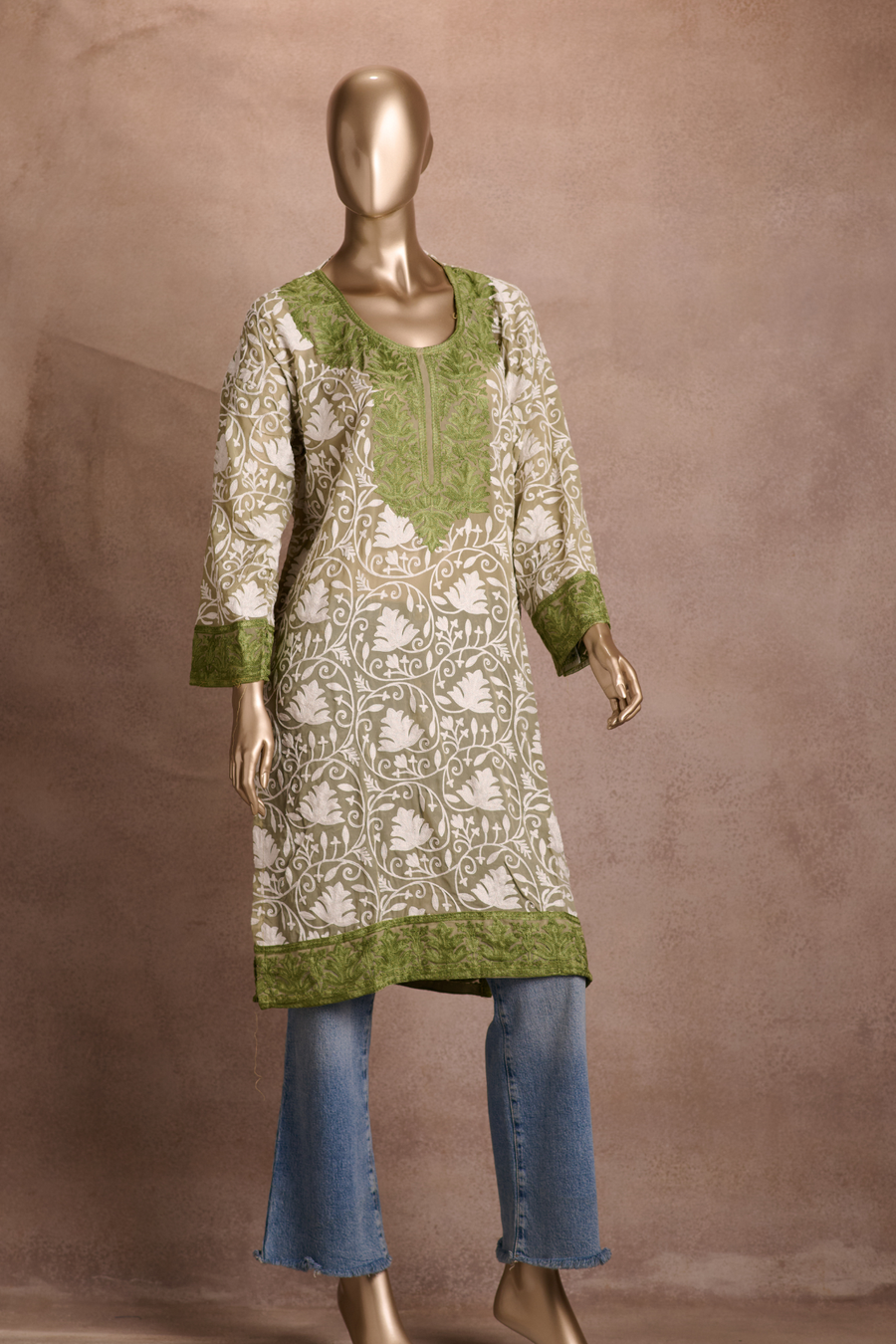 Sage Green Ivory Kurta