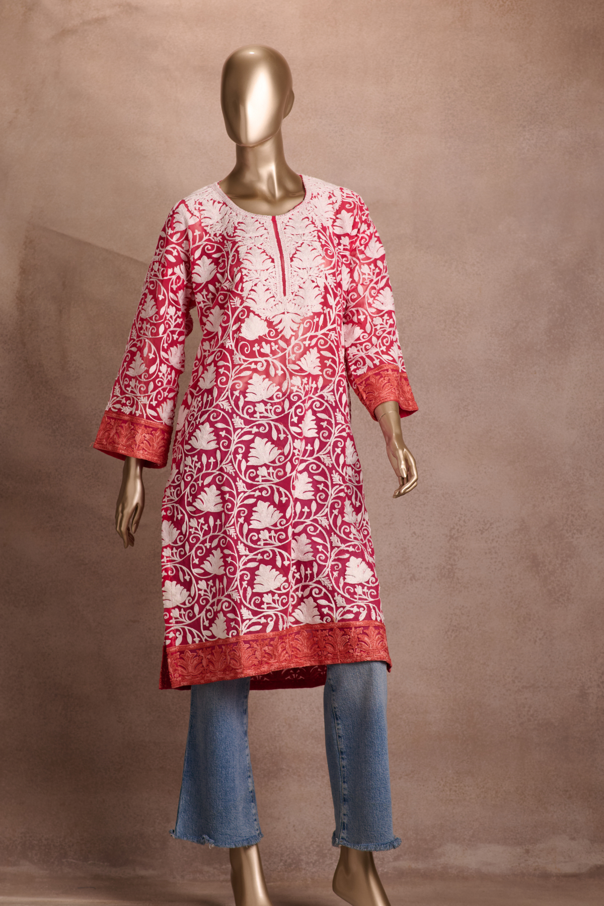 Crimson Ivory Kurta