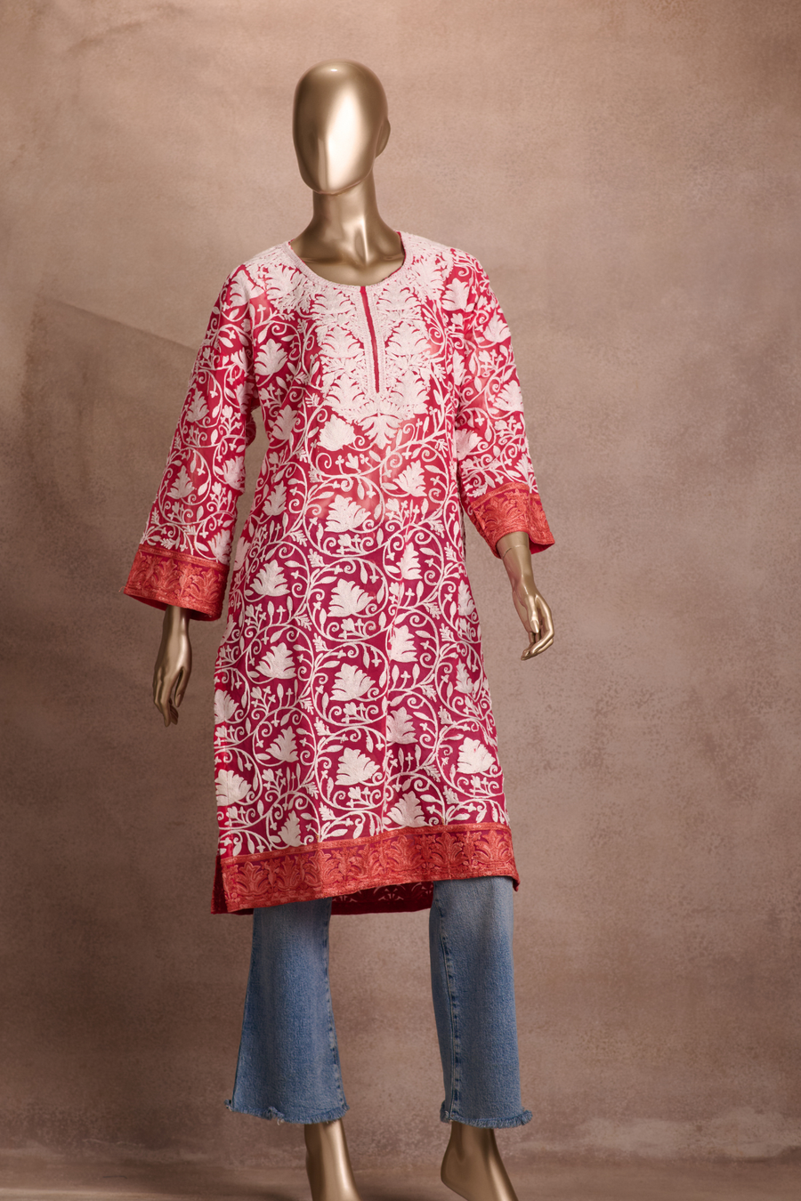 Crimson Ivory Kurta