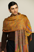 Jamavar Core - Classic Jamavar Reversible Shawl