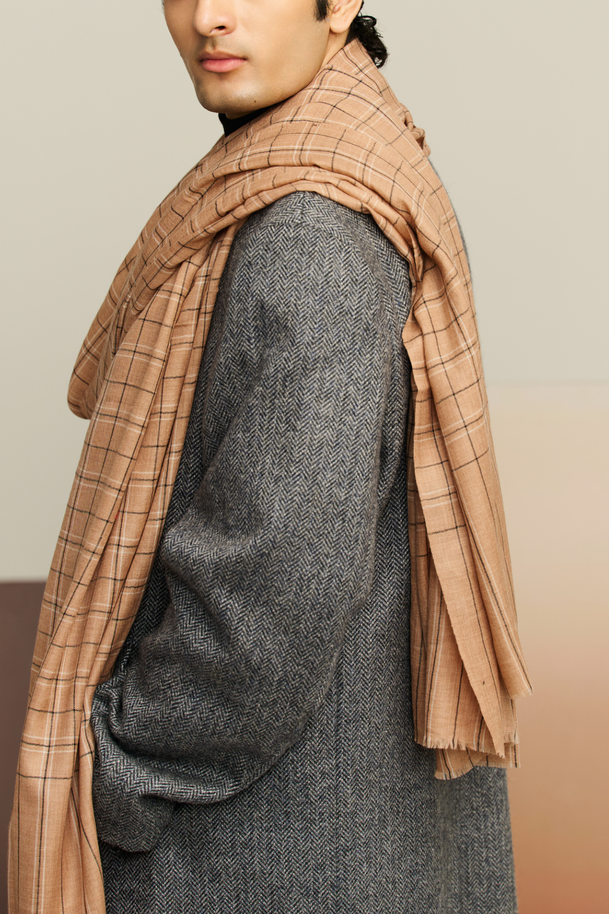 Checkmate - Classic Check Shawl