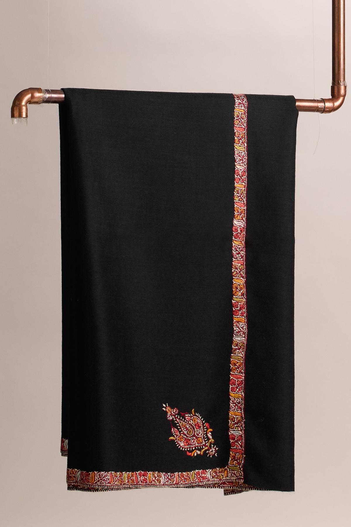 Hashi Mini - Cashmina Small Hashi Border Shawl