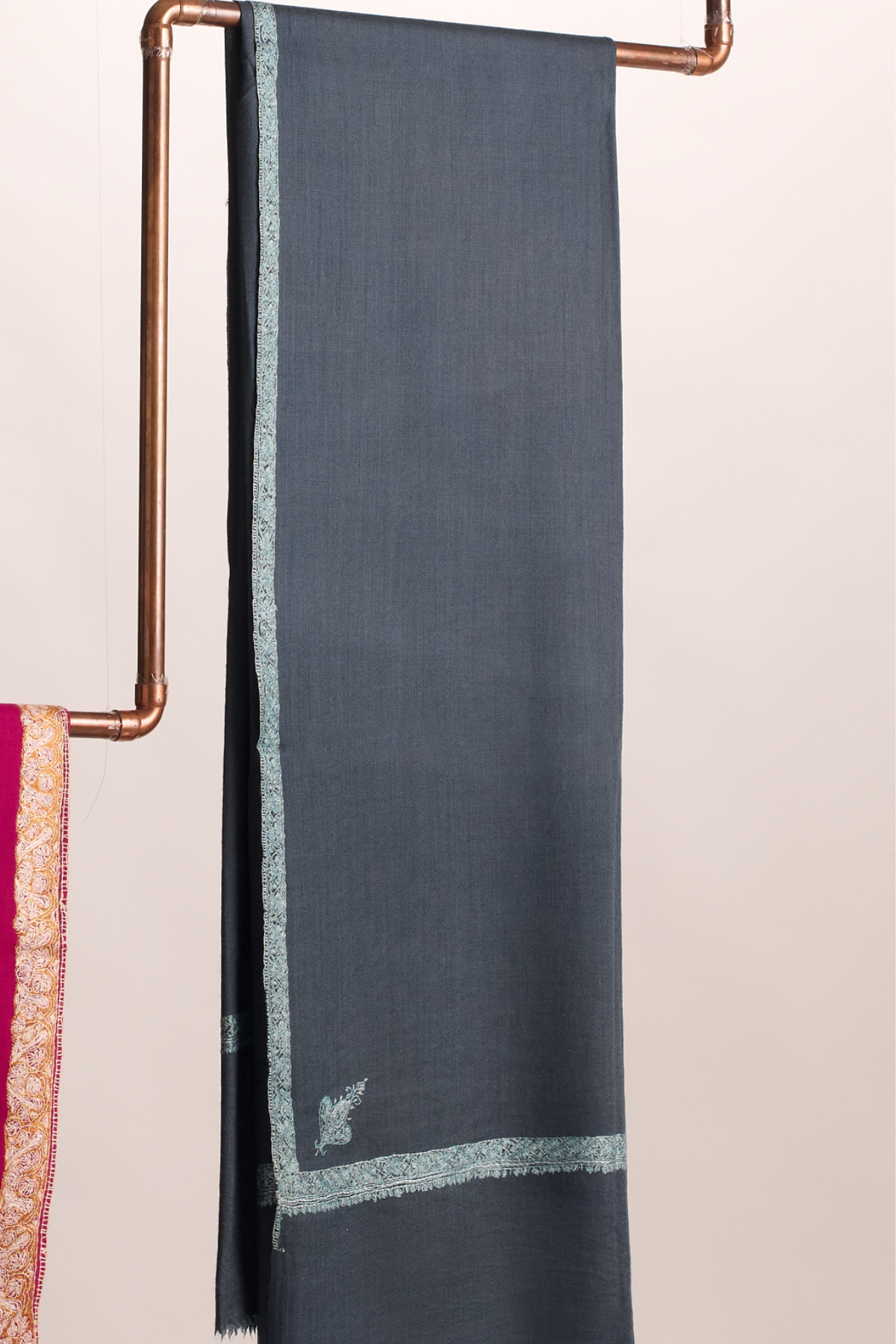 Hashi Grande - Cashmina Big Hashi Border Shawl