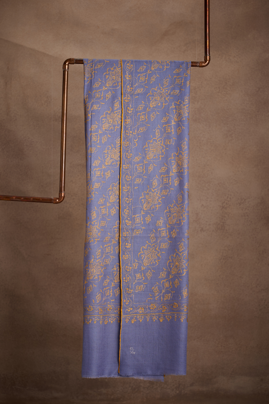 Noor Lavender  - Pure Pashmina Sozni Jali Shawl