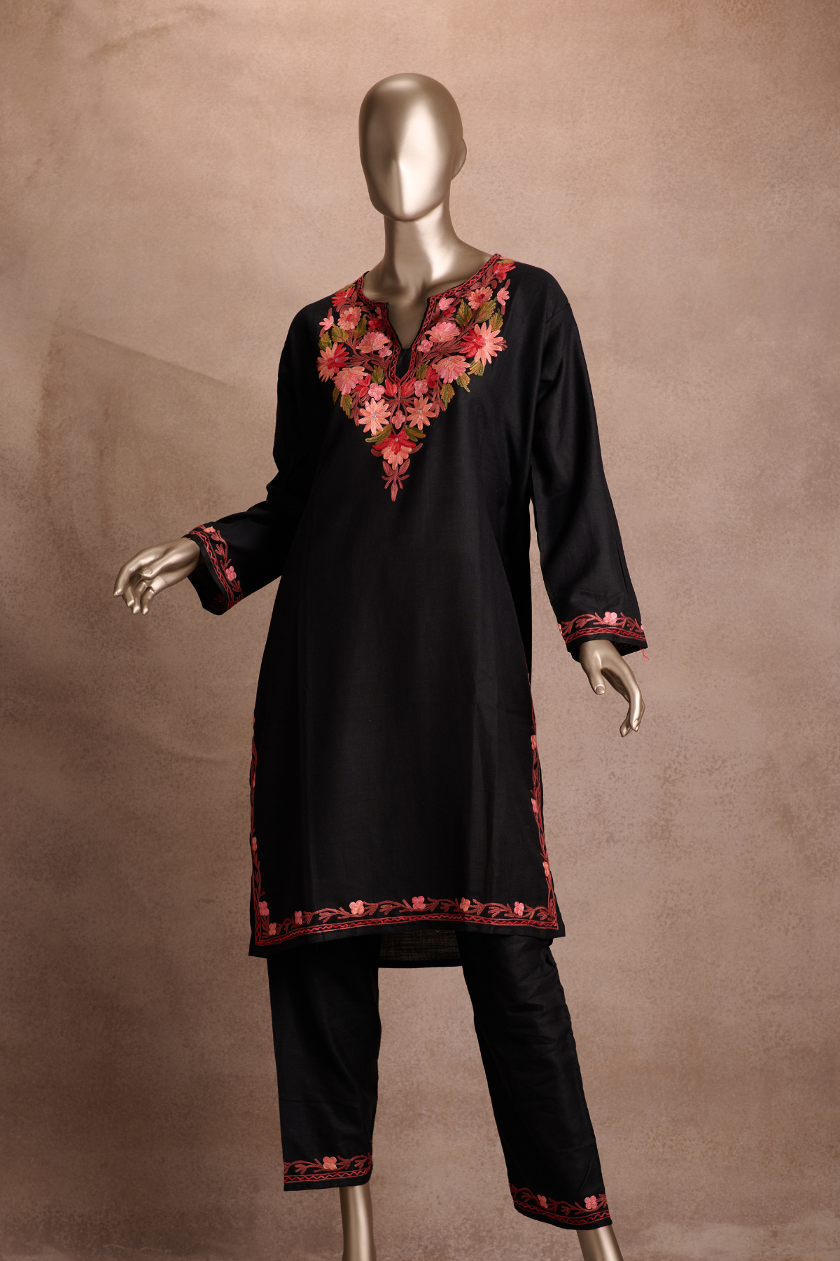 Ruby Cotton Co-ord Set – Midnight Rose