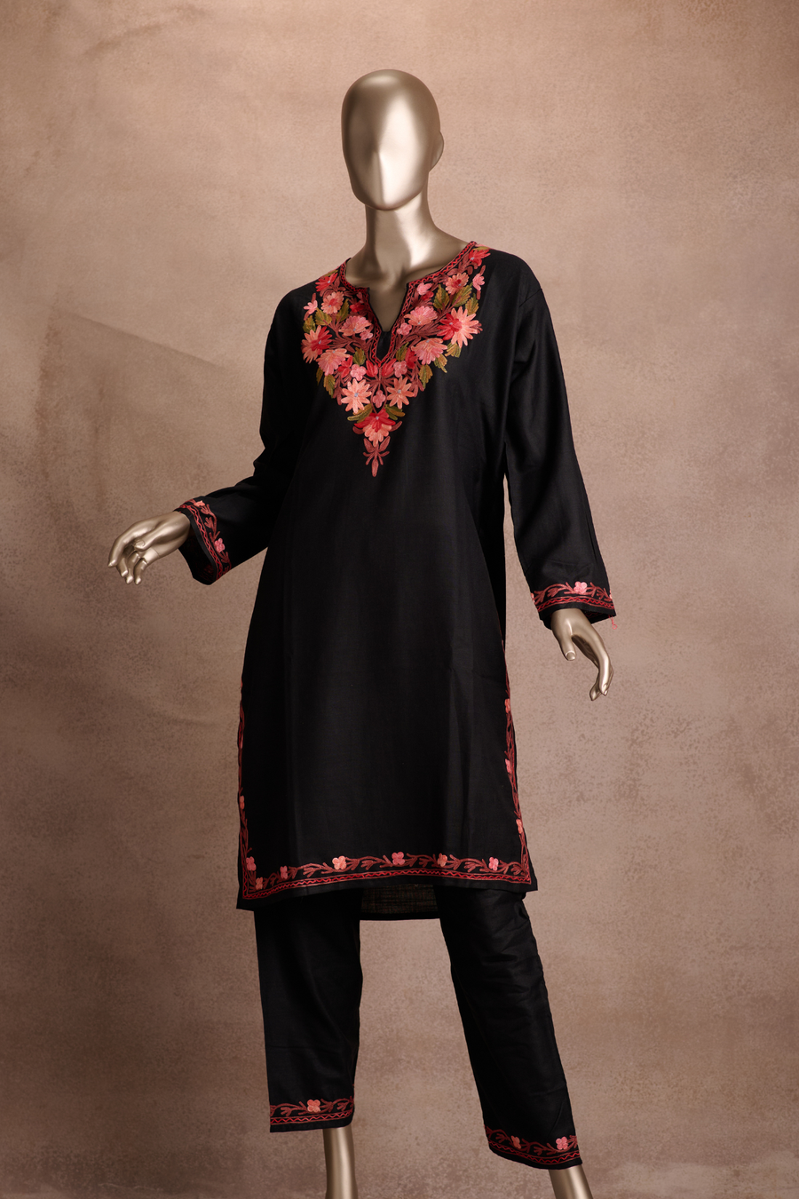 Ruby Cotton Co-ord Set – Midnight Rose
