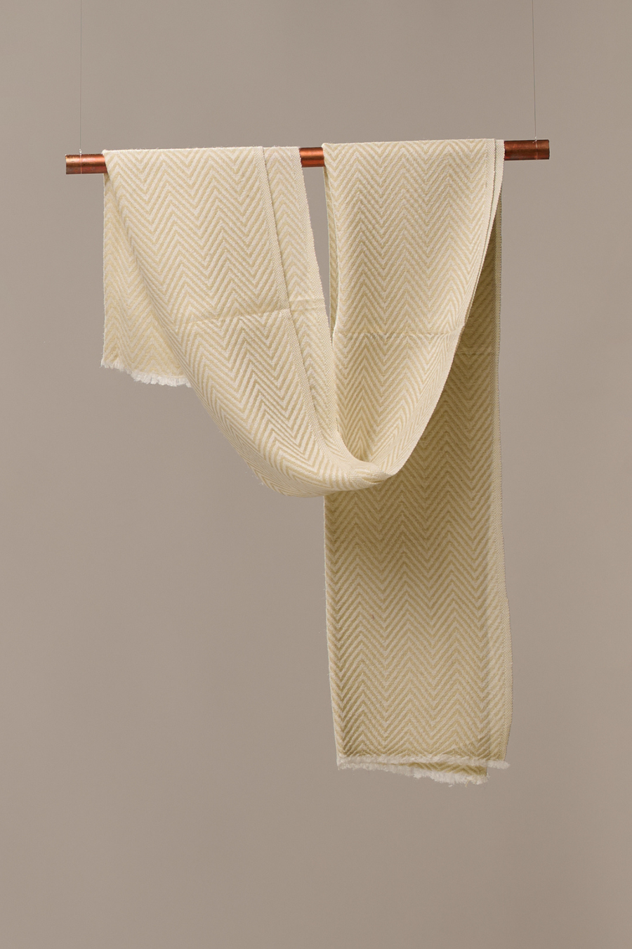 Chevron Core - Fine Wool Chevron Weave Muffler