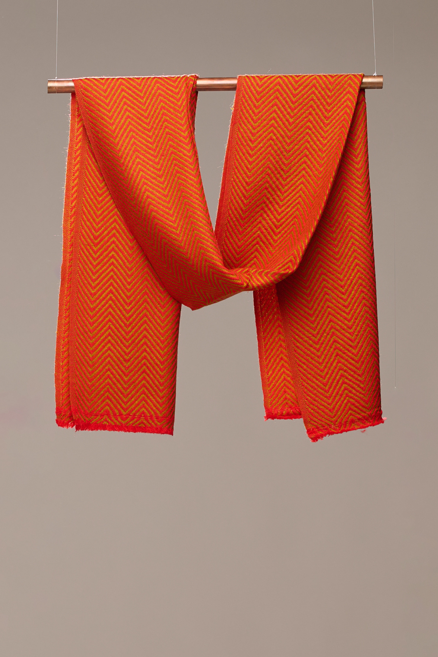 Chevron Core - Fine Wool Chevron Weave Muffler