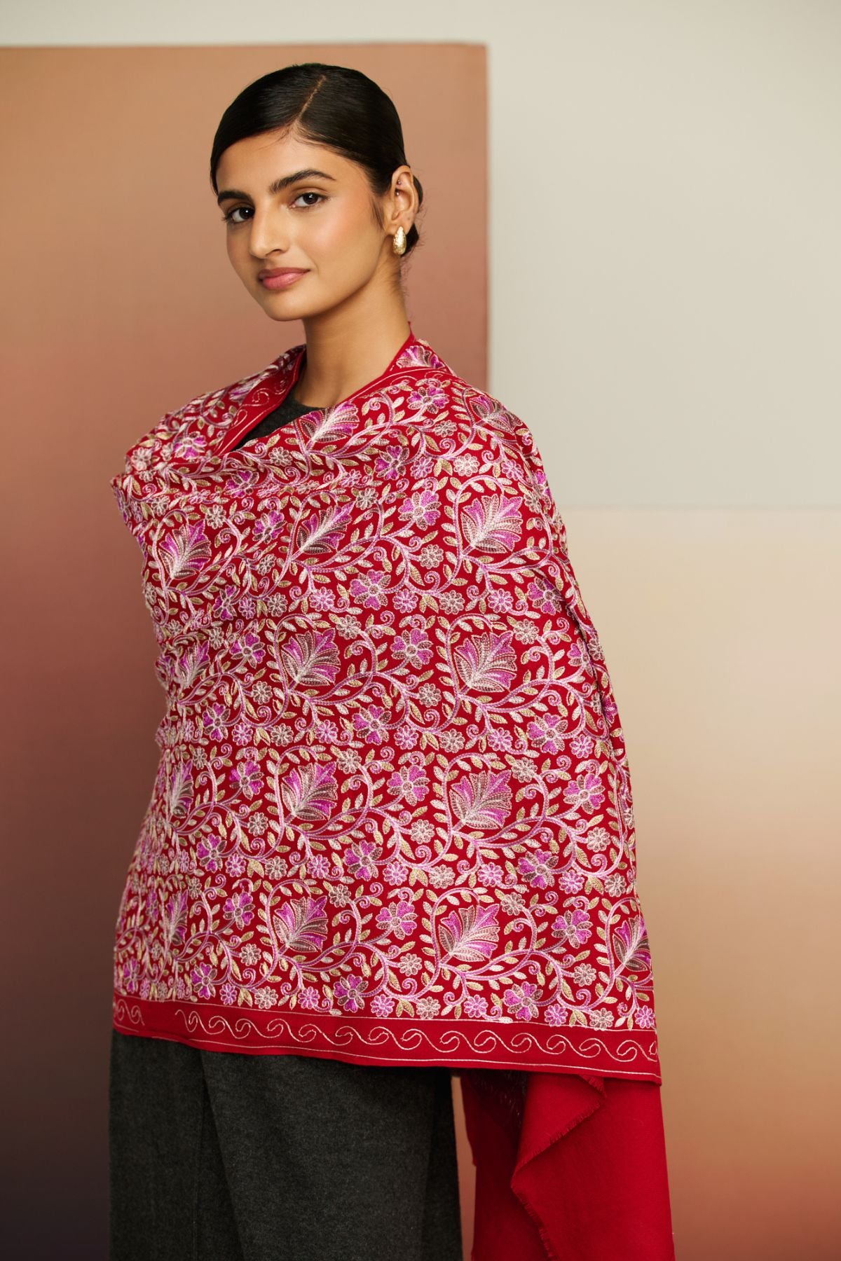 Ari Bloom - Ari Embroidered Stole
