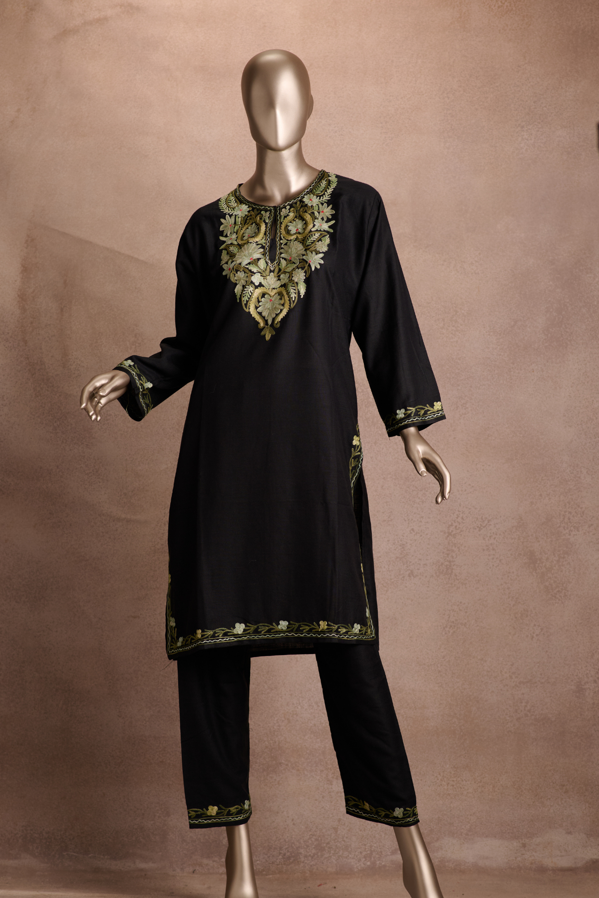 Ruby Cotton Co-ord Set – Midnight Olive
