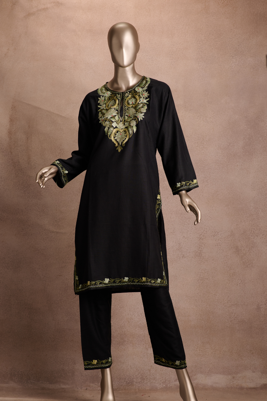 Ruby Cotton Co-ord Set – Midnight Olive