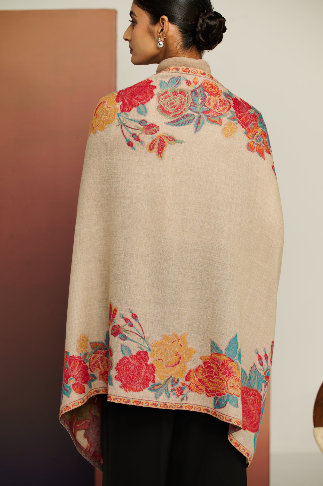 GOWHER   Roseline - Floral Rose Border Stole