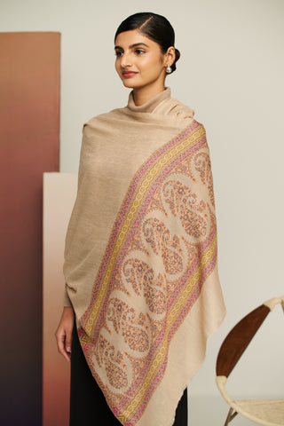 Fine Wool Ambi Palla Stole