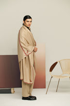 Hashi Sozi Noir - Sozni Embroidered Shawl