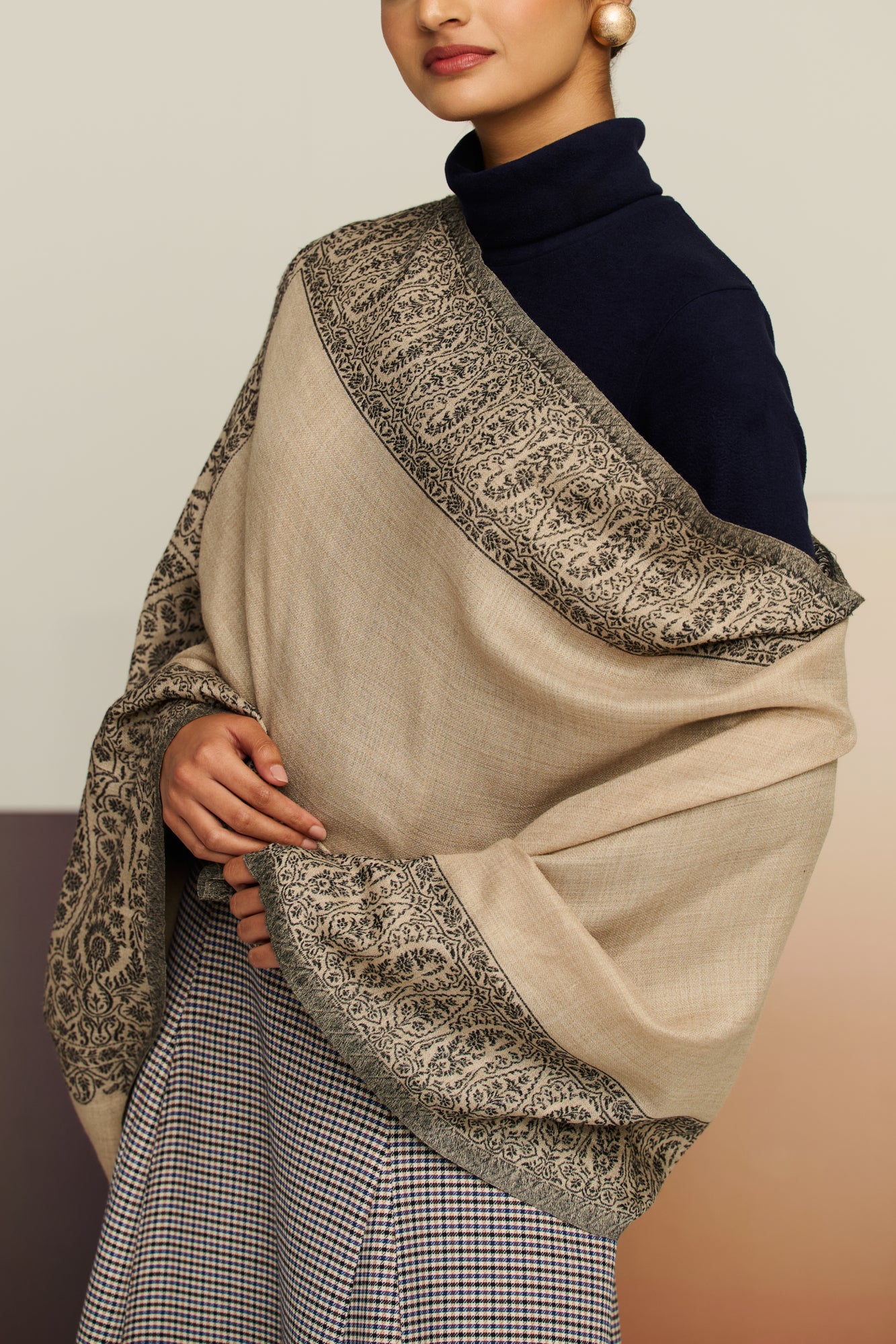 Traditional Door - Self Door Weave Stole