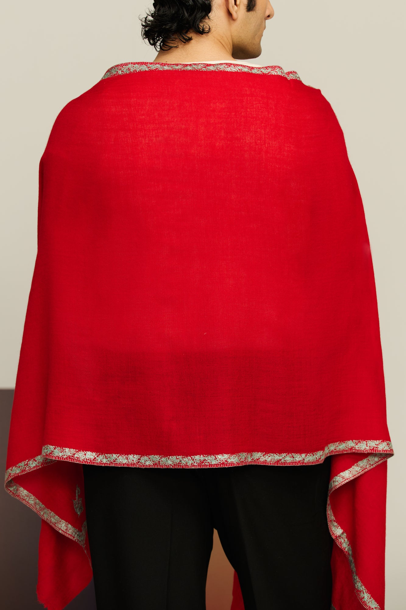 Sozni Lite - Light Sozni Cashmina Stole