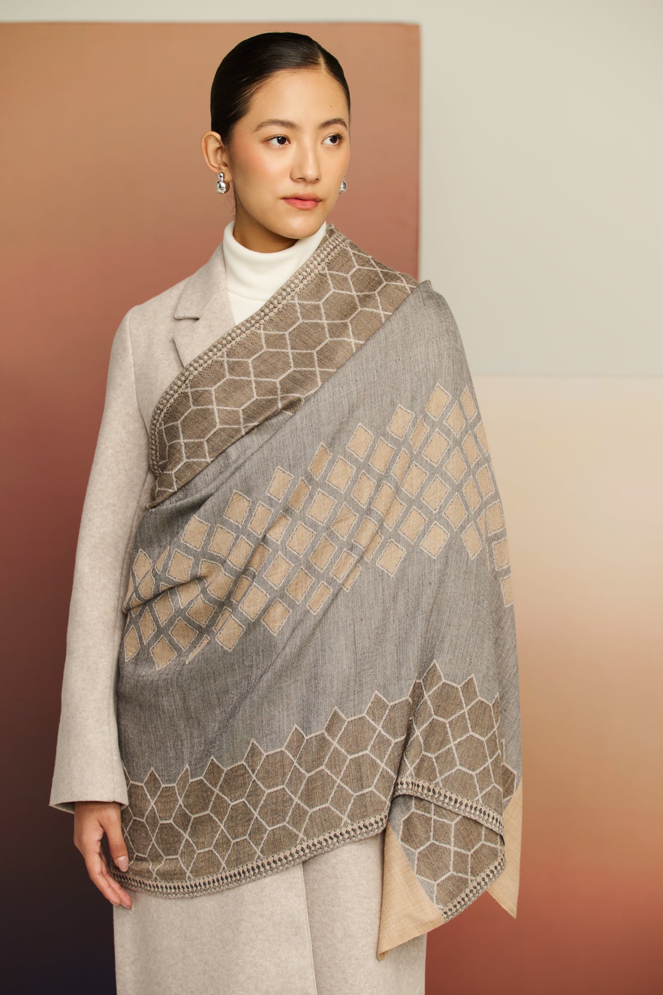 Ikkat - Ikkat Pattern Stole