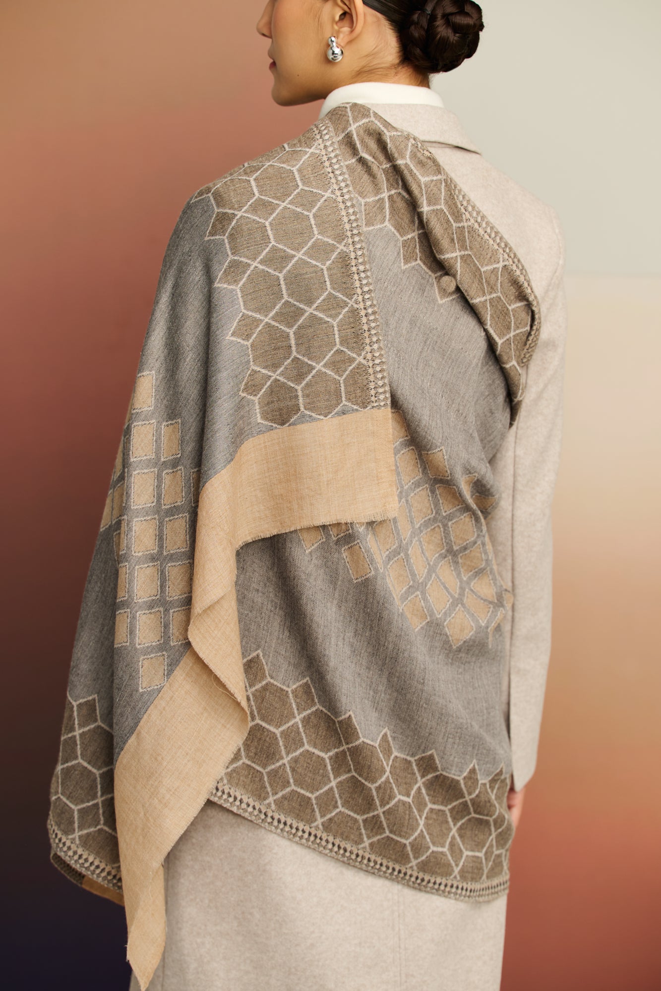 Ikkat - Ikkat Pattern Stole
