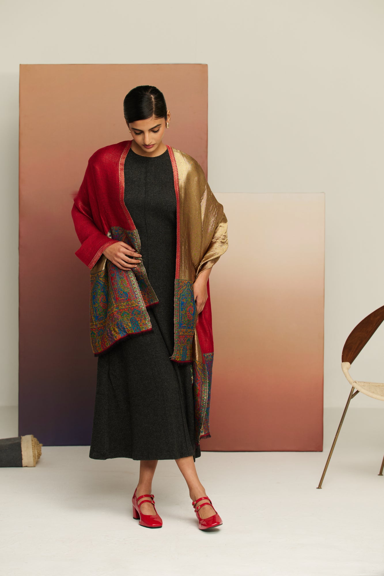 Royal Darbar - Royal Darbar Reversible Stole