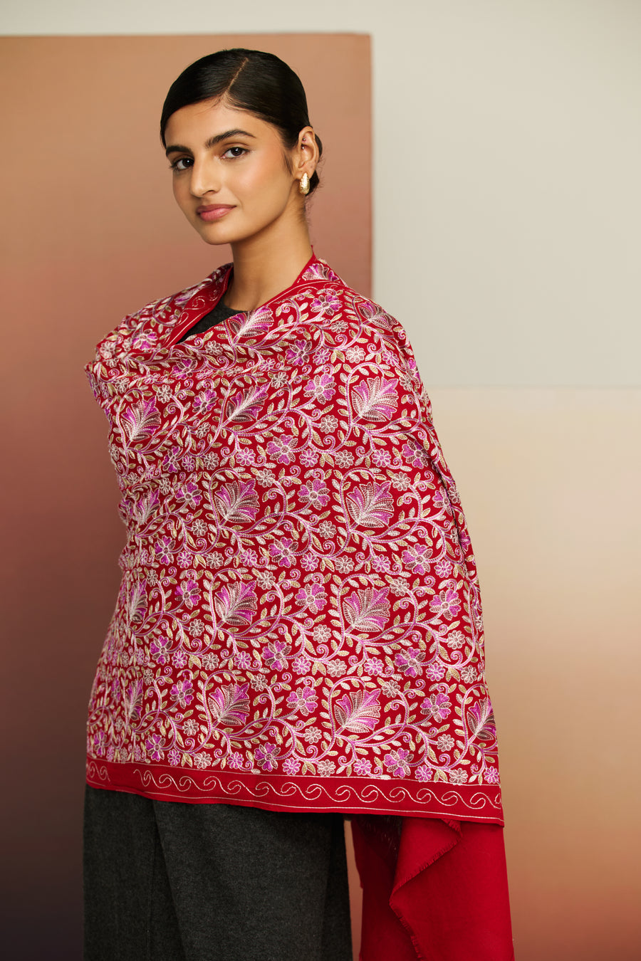 Ari Bloom - Ari Embroidered Stole