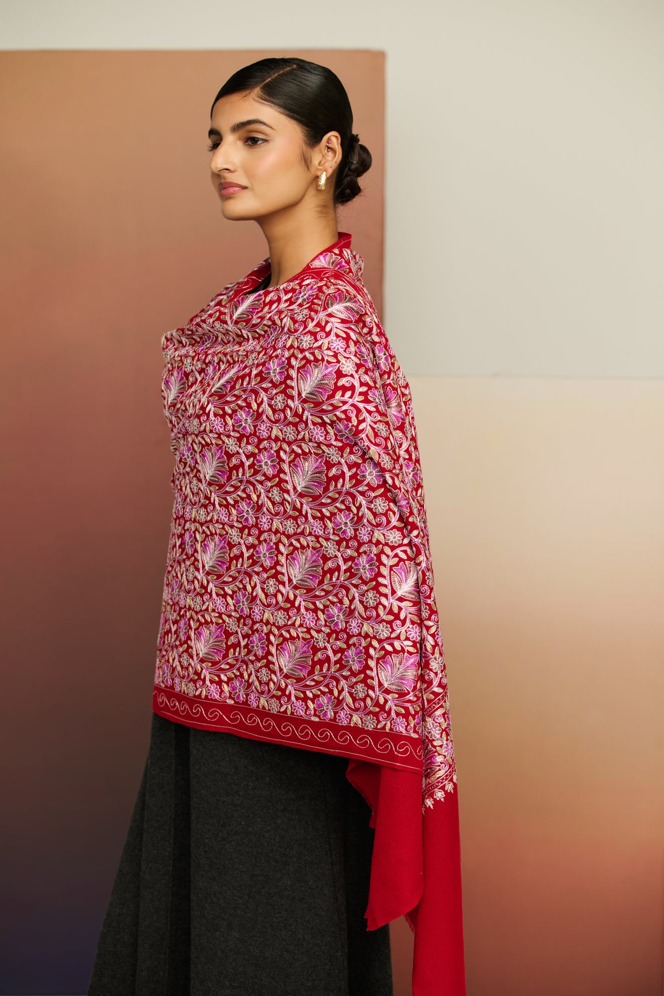 Ari Bloom - Ari Embroidered Stole