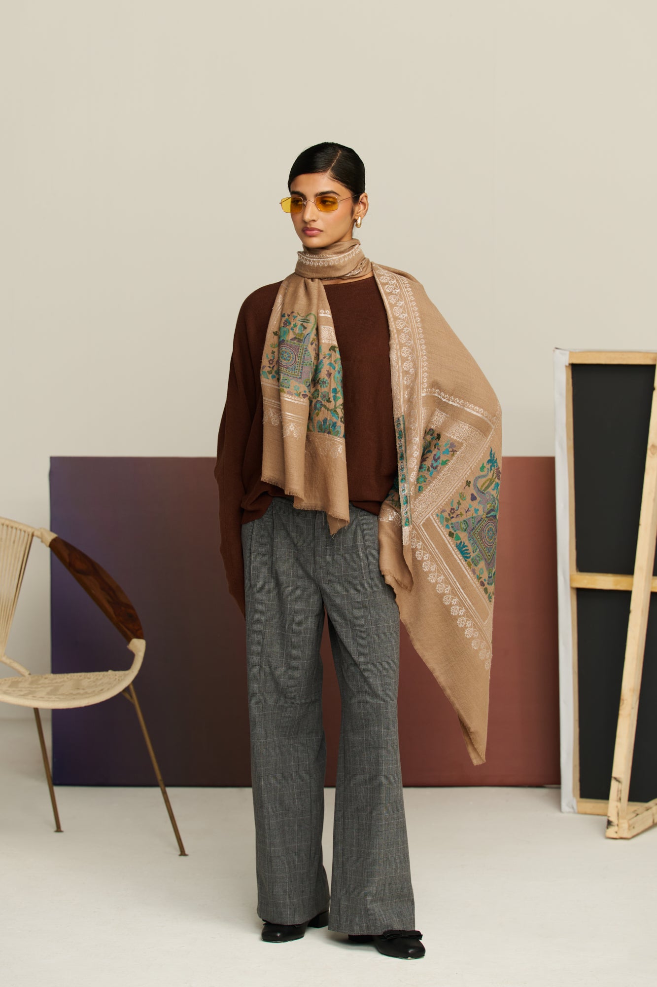 Elephant Crest - Elephant Palla Stole